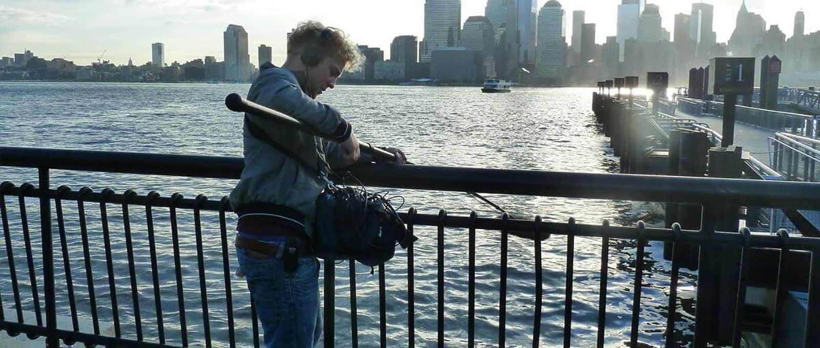Aljoscha Haupt at work in New York City